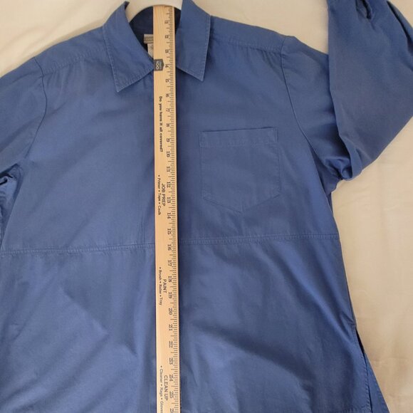 Coldwater Creek Blue Button Womens Shirt Size Petite L - Picture 9 of 14